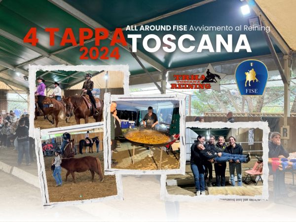 4 tappa Toscana Avviamento al Reining FISE 2024: è Natale tutto l'anno!