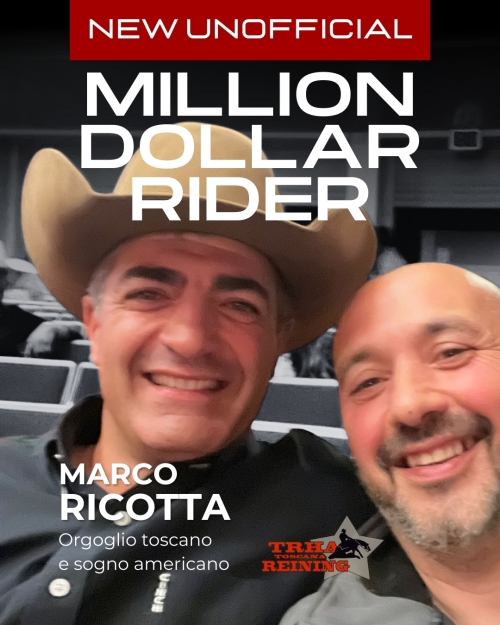 Marco Ricotta: new Unofficial Million Dollar Rider Toscano!