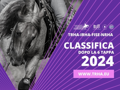 Classifica dopo la 6 tappa TRHA-IRHA-FISE-NRHA 2024